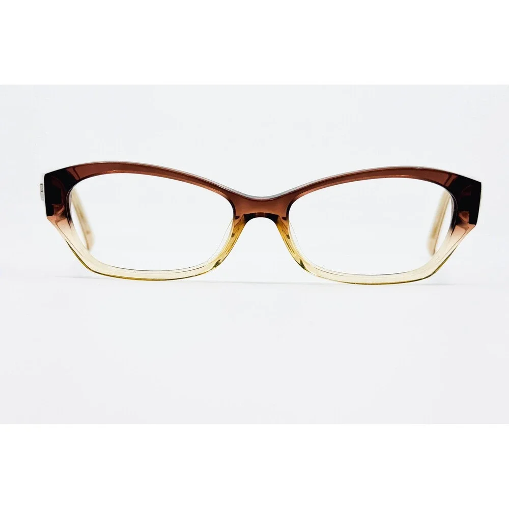 Guess Eyeglasses Womens Brown Ombre Cat Eye GU2485-3 P42 54-16-135